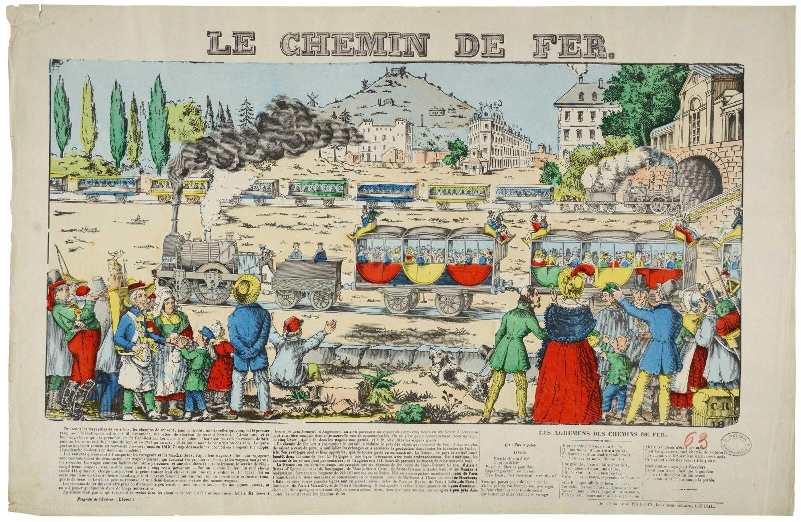 LE CHEMIN DE FER. (titre inscrit)