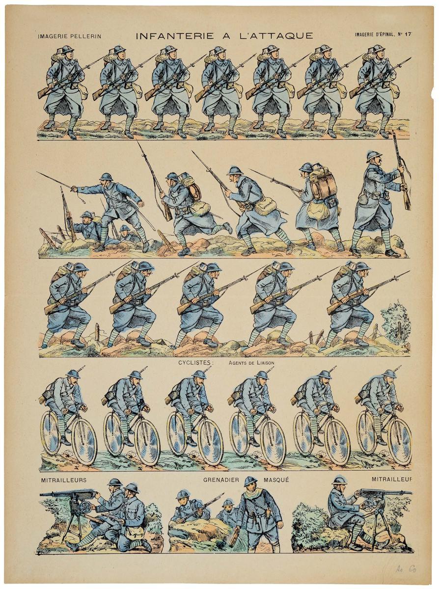 INFANTERIE A L'ATTAQUE (titre inscrit)