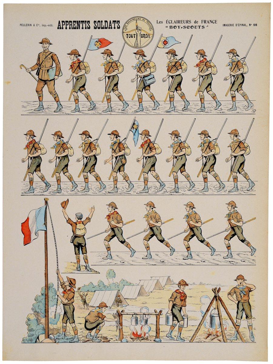 APPRENTIS SOLDATS / Les ÉCLAIREURS de FRANCE 'BOY=SCOUTS' (titre inscrit)