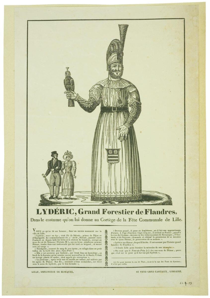 LYDERIC, Grand Forestier de Flandres, (titre inscrit)