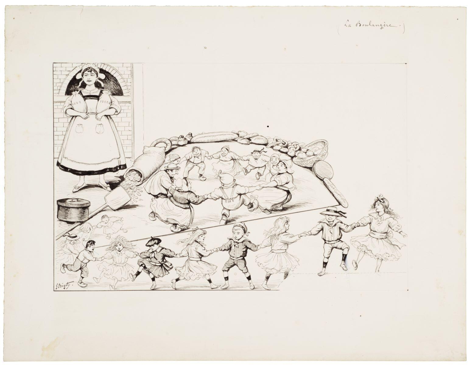 (La Boulangère.) (titre inscrit) ; Ronde de la boulangère (titre factice)