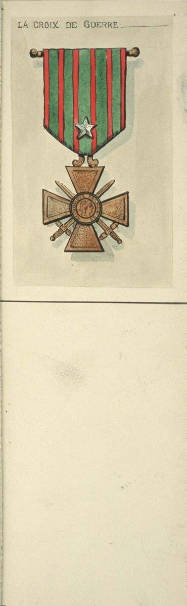 LA CROIX DE GUERRE (titre inscrit)