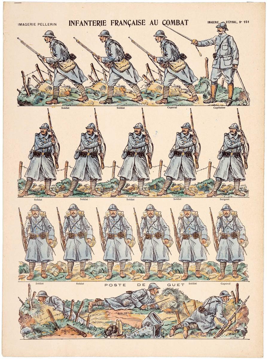 INFANTERIE FRANÇAISE AU COMBAT (titre inscrit)