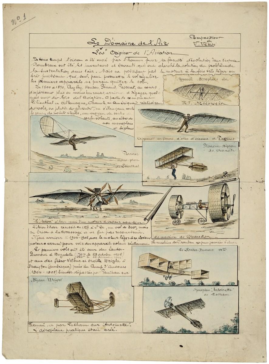 Le Domaine de l'Air / Les Origines de l'Aviation n°1 (titre inscrit)