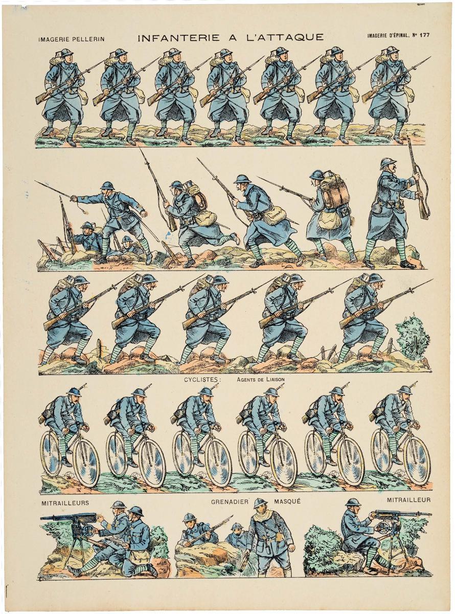 INFANTERIE A L'ATTAQUE (titre inscrit)