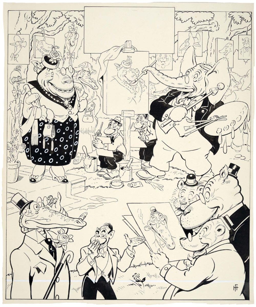 l'école de dessin de Bamboulaville (titre factice)