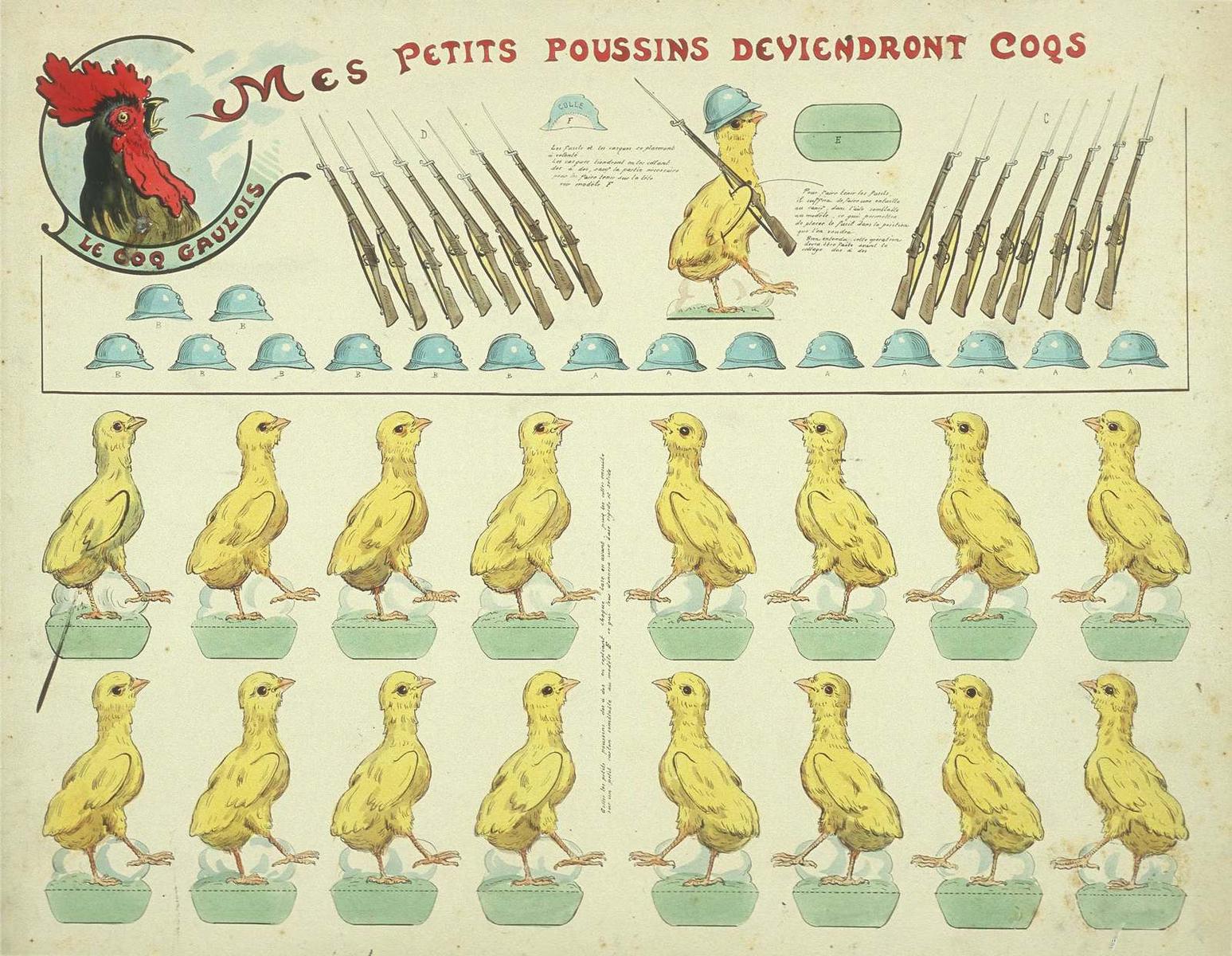 MES PETITS POUSSINS DEVIENDRONT COQS (titre inscrit)