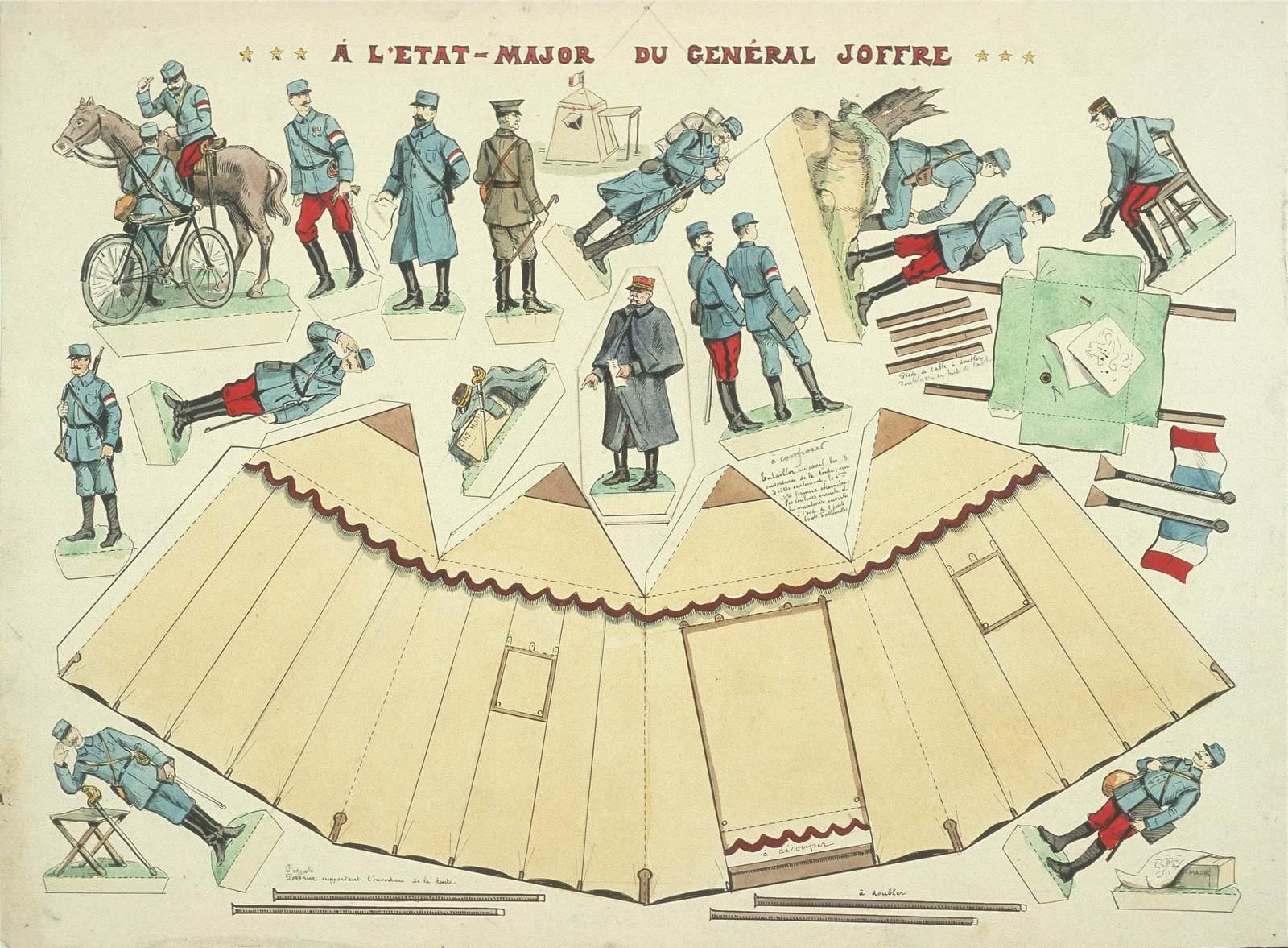 A L'ÉTAT-MAJOR DU GÉNÉRAL JOFFRE (titre inscrit)