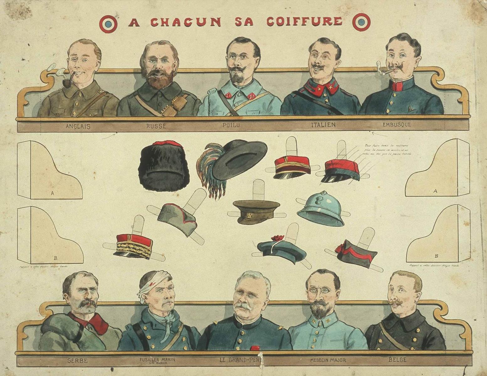 A CHACUN SA COIFFURE (titre inscrit)