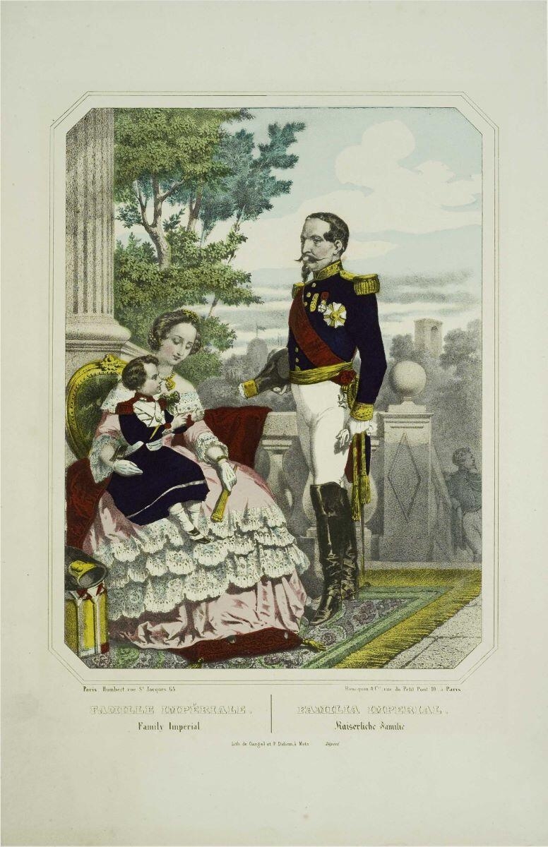 FAMILLE IMPÉRIALE. (titre inscrit, fr., angl., esp., all.)
