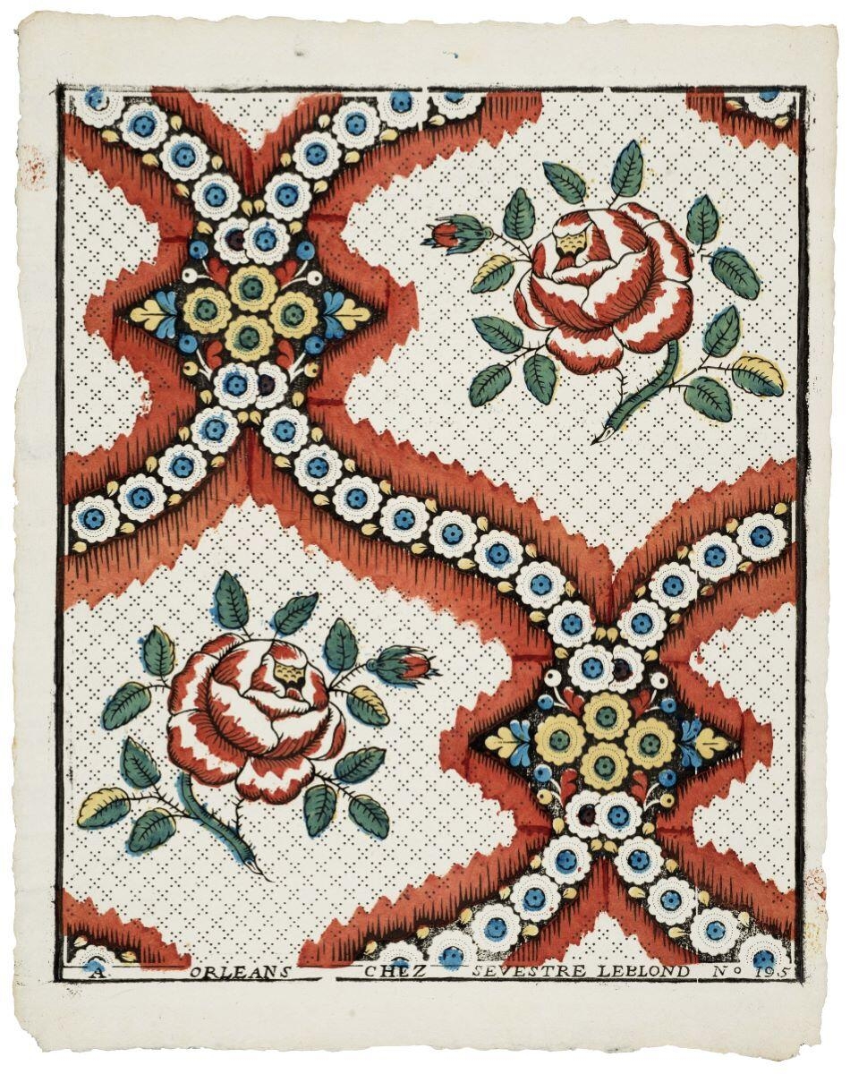 dominoterie, papier peint (titre factice)