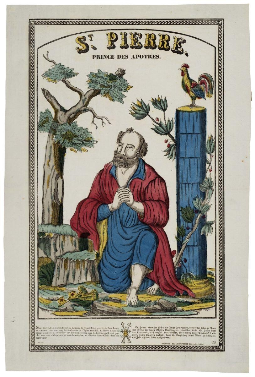 ST. PIERRE. / PRINCE DES APOTRES. (titre inscrit)