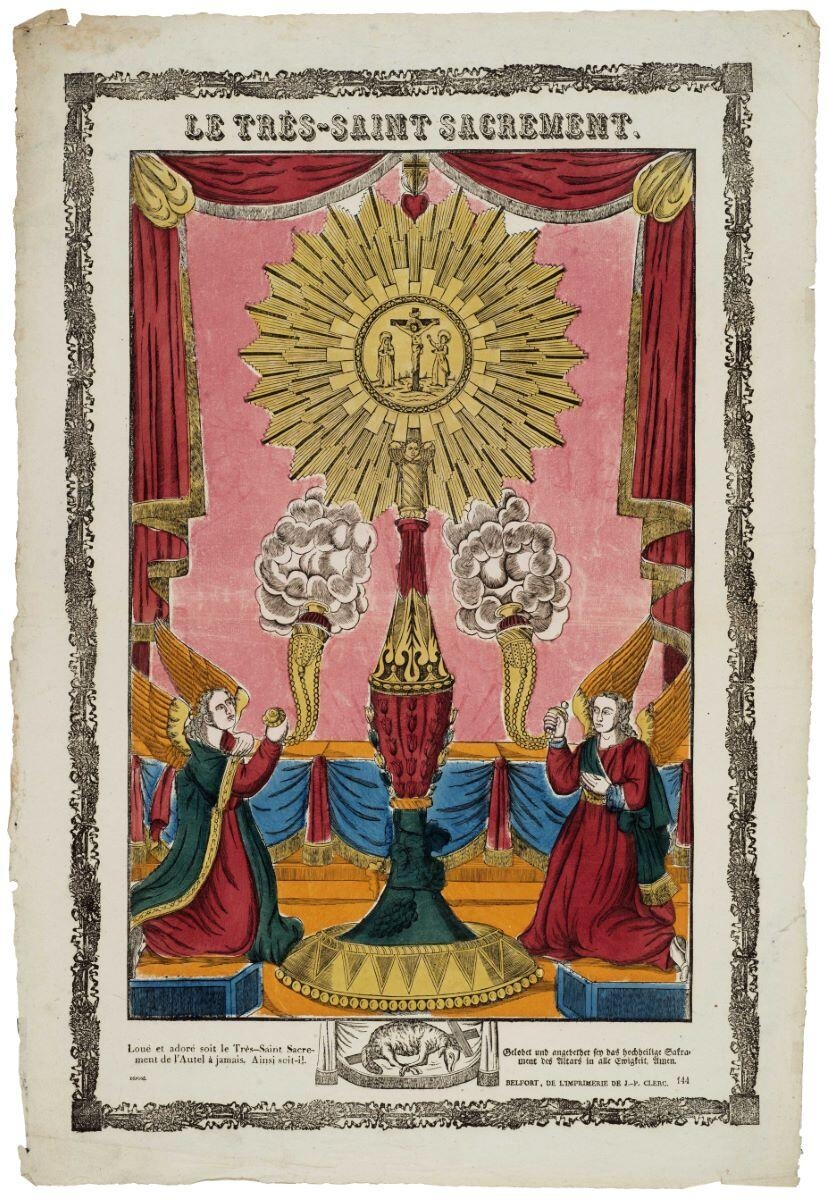 LE TRÈS-SAINT SACREMENT. (titre inscrit)