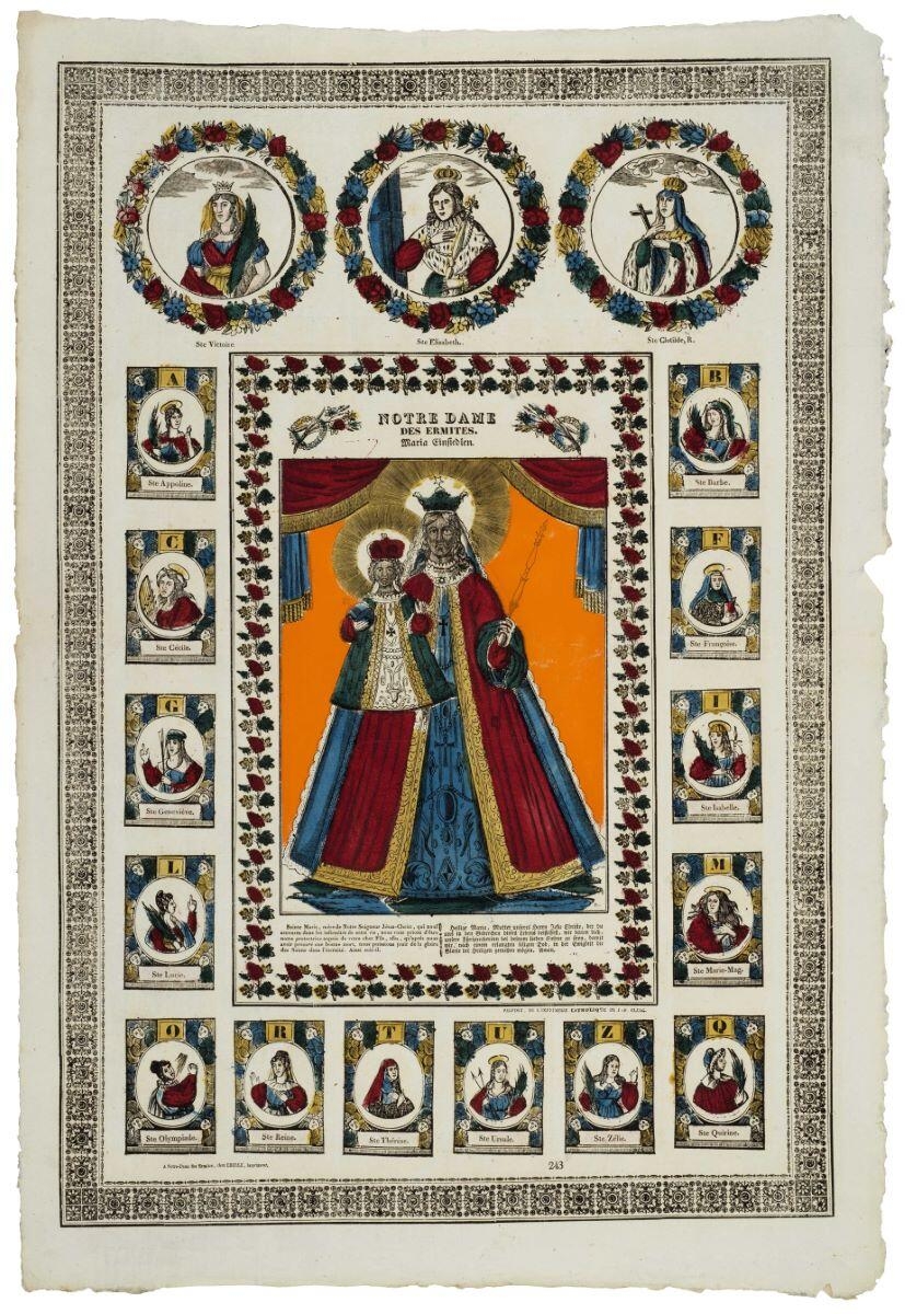 NOTRE DAME / DES ERMITES (titre inscrit, fr., all.)