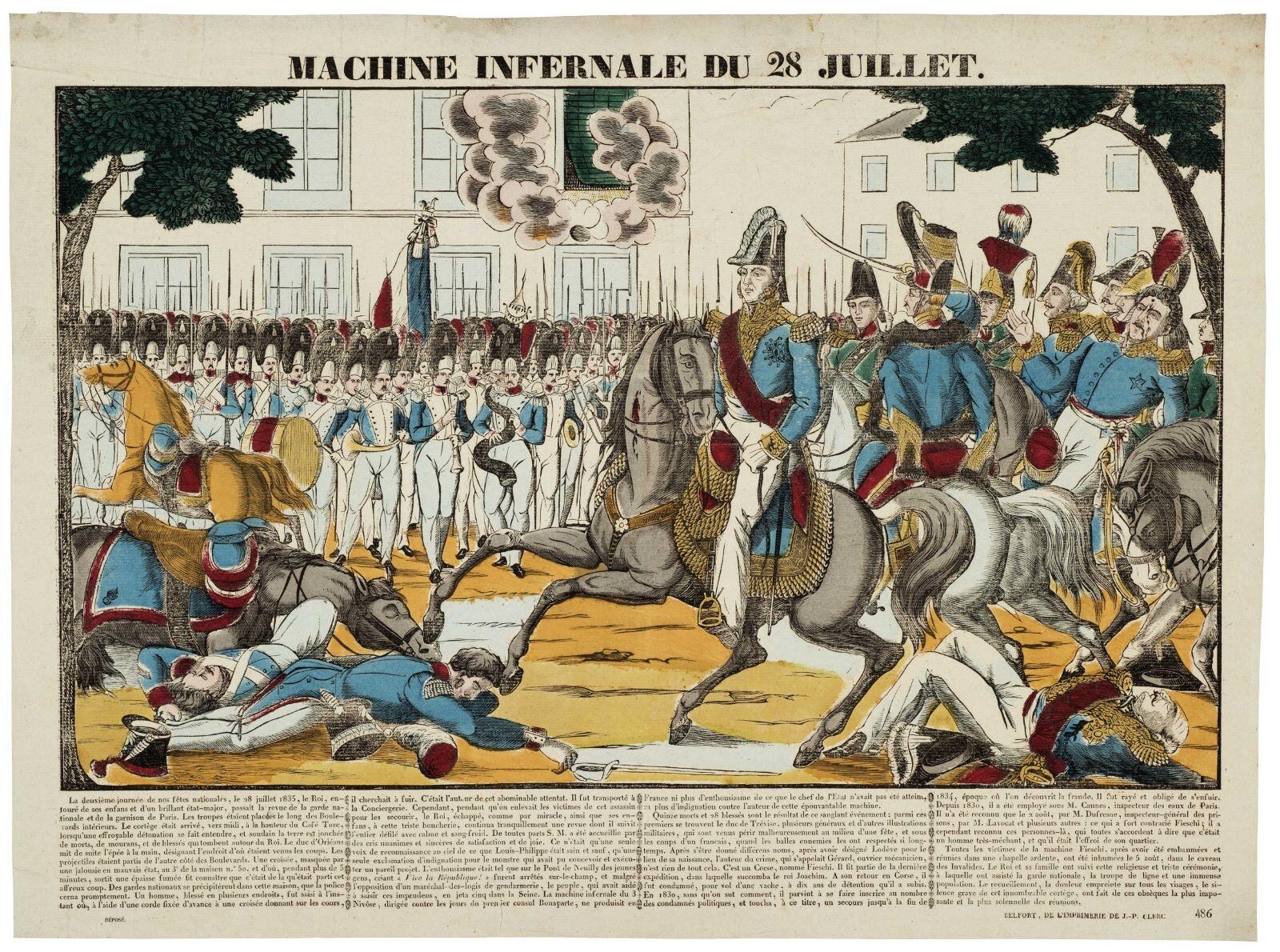 MACHINE INFERNALE DU 28 JUILLET. (titre inscrit)