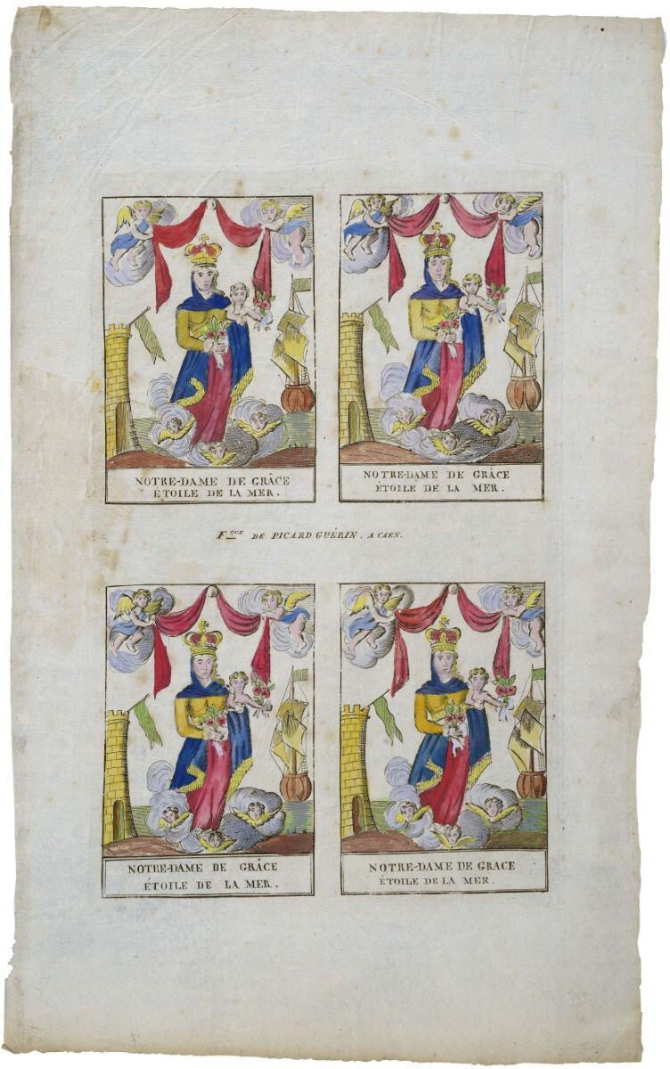 NOTRE-DAME DE GRÂCE / ÉTOILE DE LA MER. (titre inscrit)