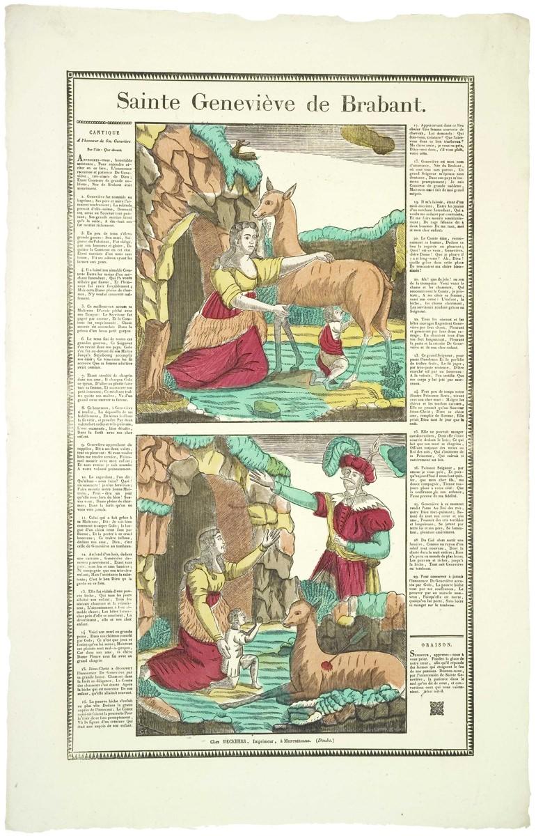 Sainte Geneviève de Brabant. (titre inscrit)