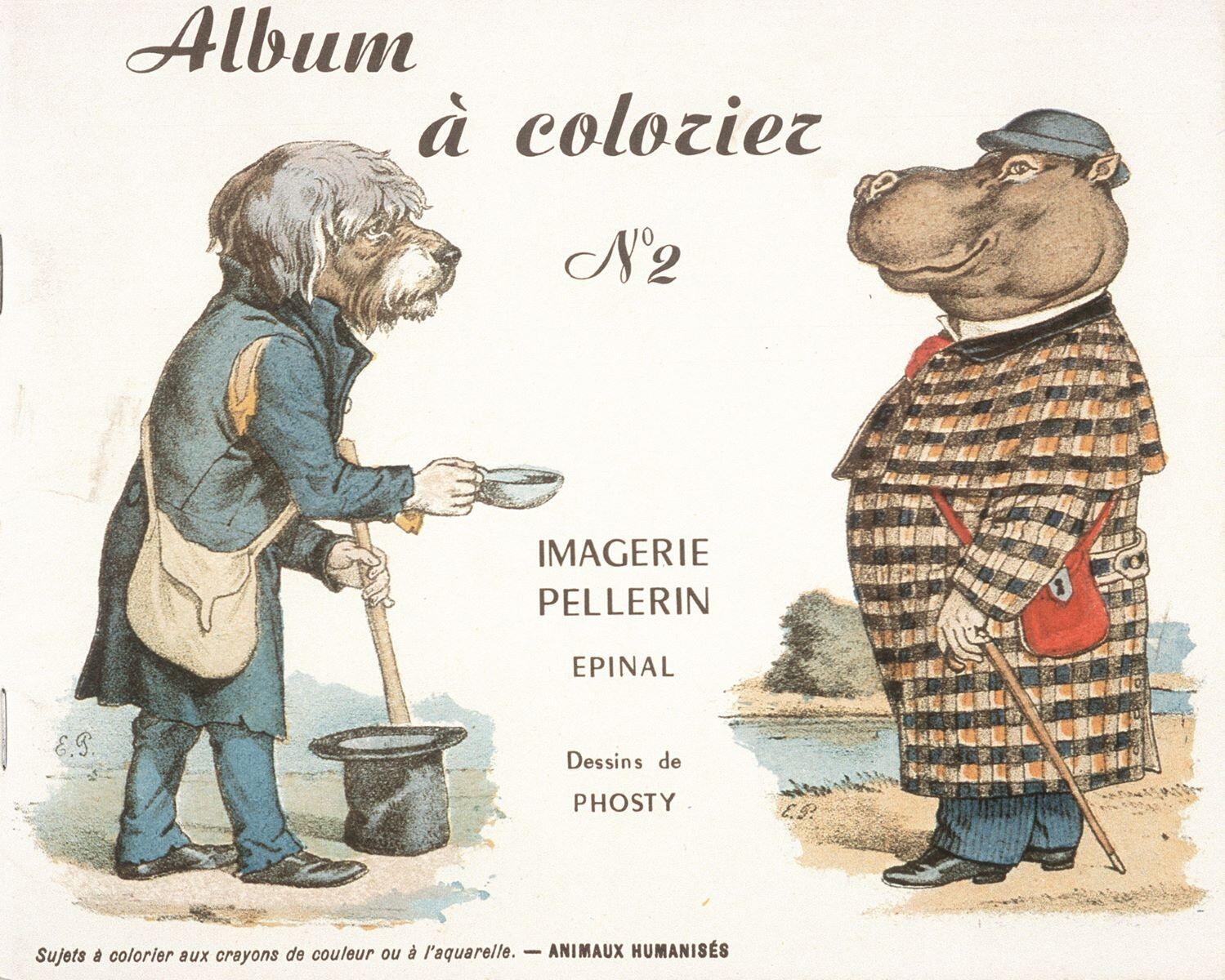 Album / à colorier / N° 2 (titre inscrit)