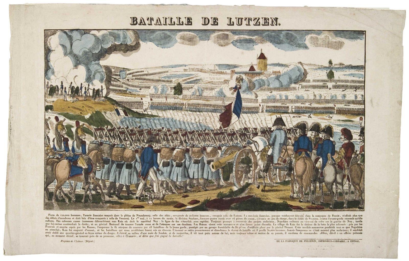 BATAILLE DE LUTZEN. (titre inscrit)