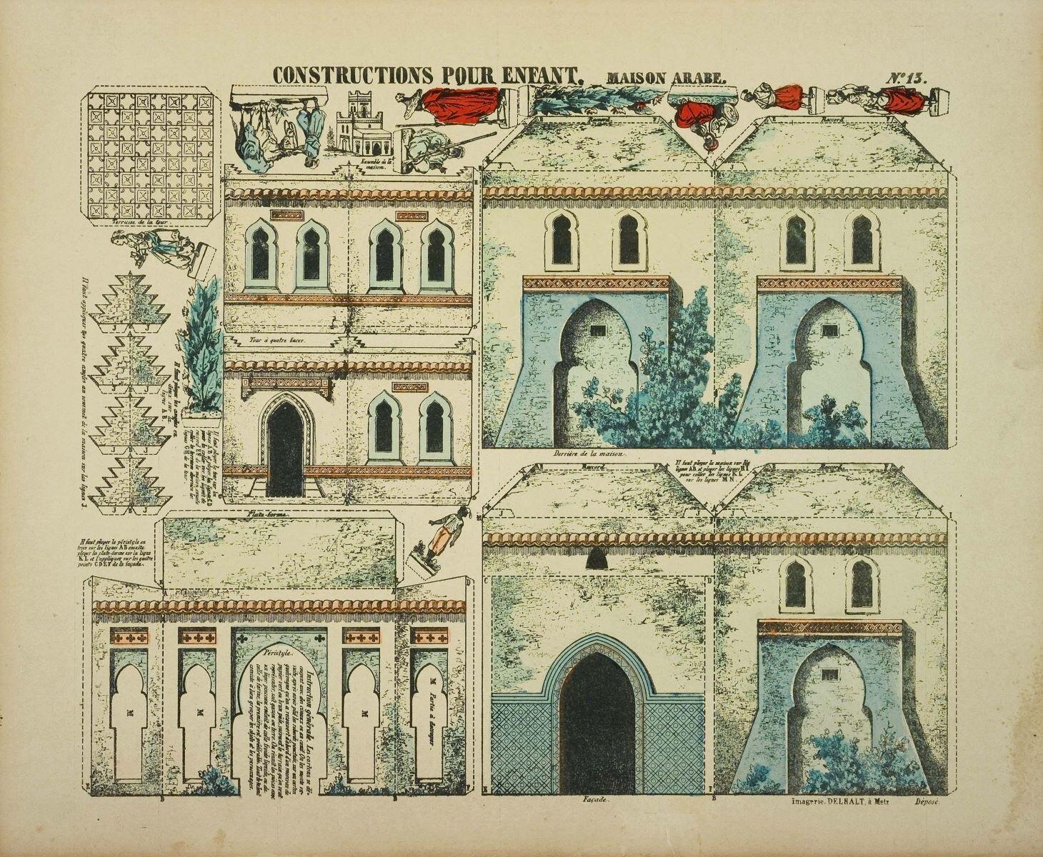 MAISON ARABE. (titre inscrit)