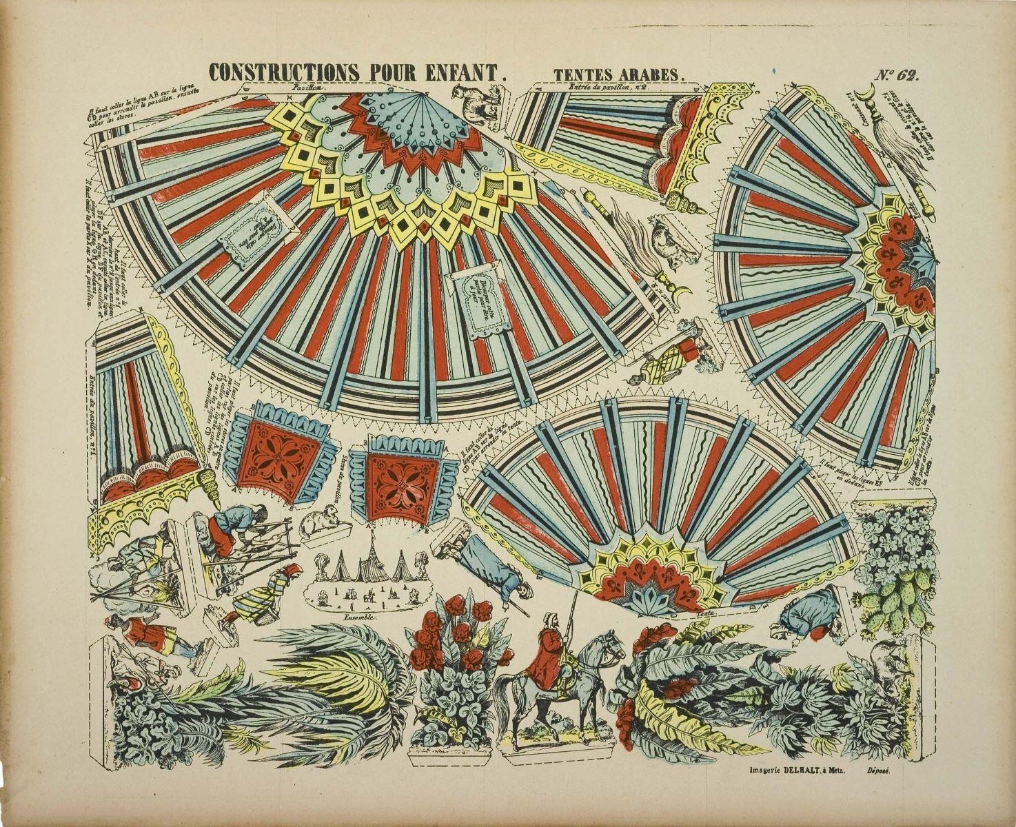 TENTES ARABES. (titre inscrit)