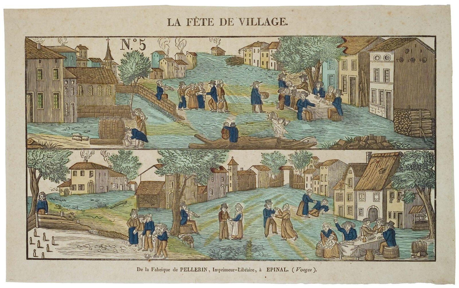 LA FÊTE DE VILLAGE. / N°. 5 (titre inscrit)