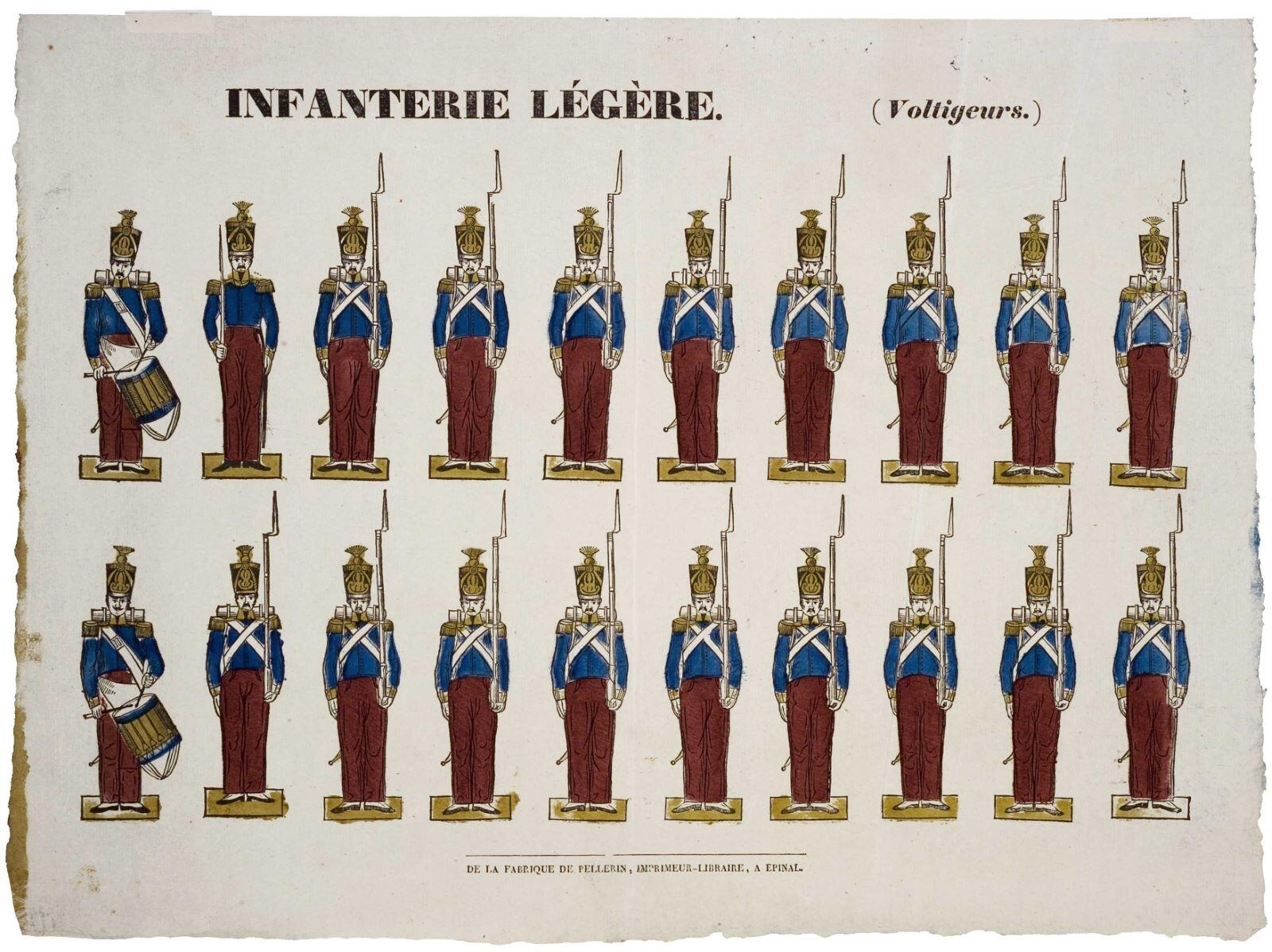 INFANTERIE LÉGÈRE. (Voltigeurs.) (titre inscrit)