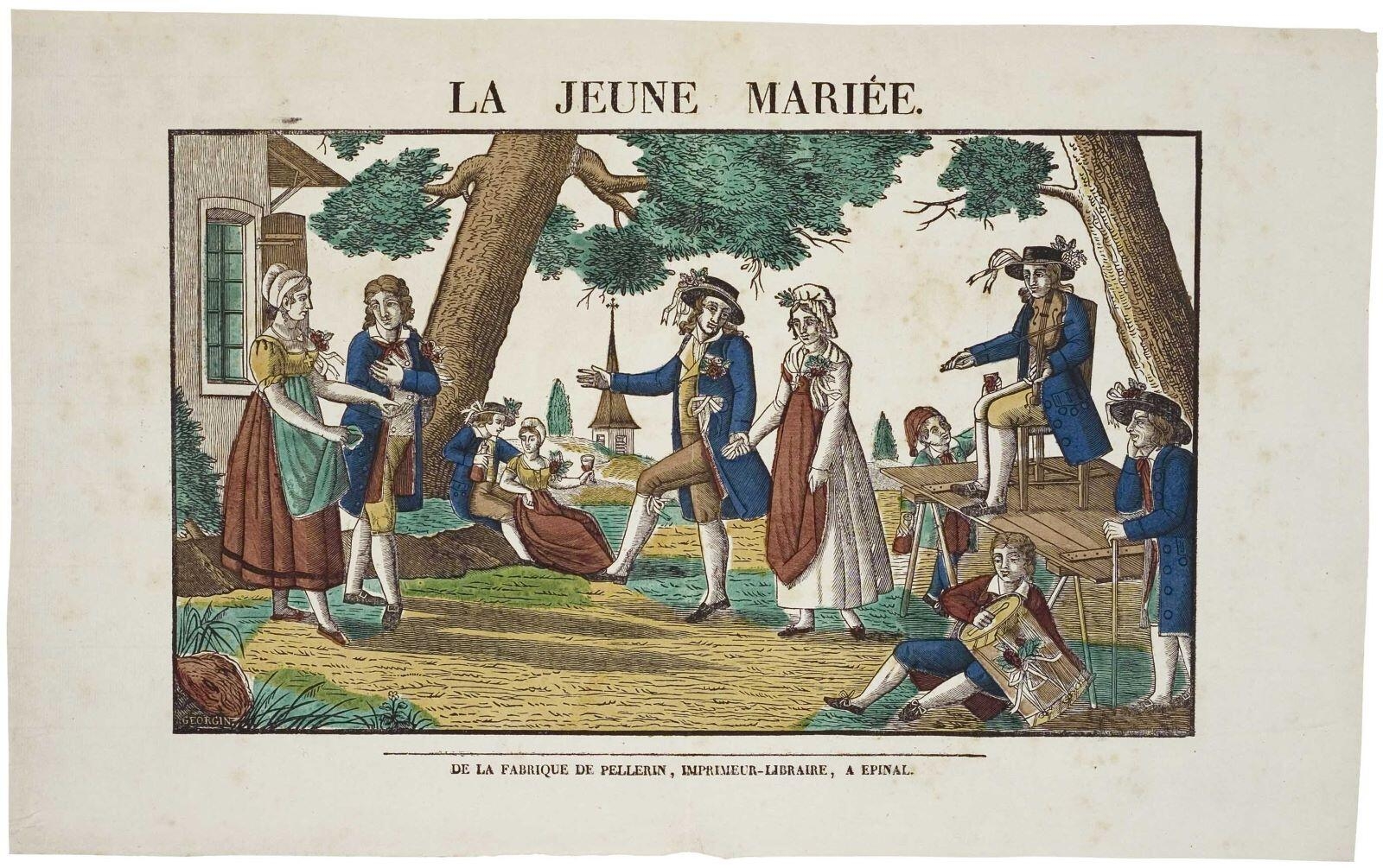 LA JEUNE MARIÉE. (titre inscrit)