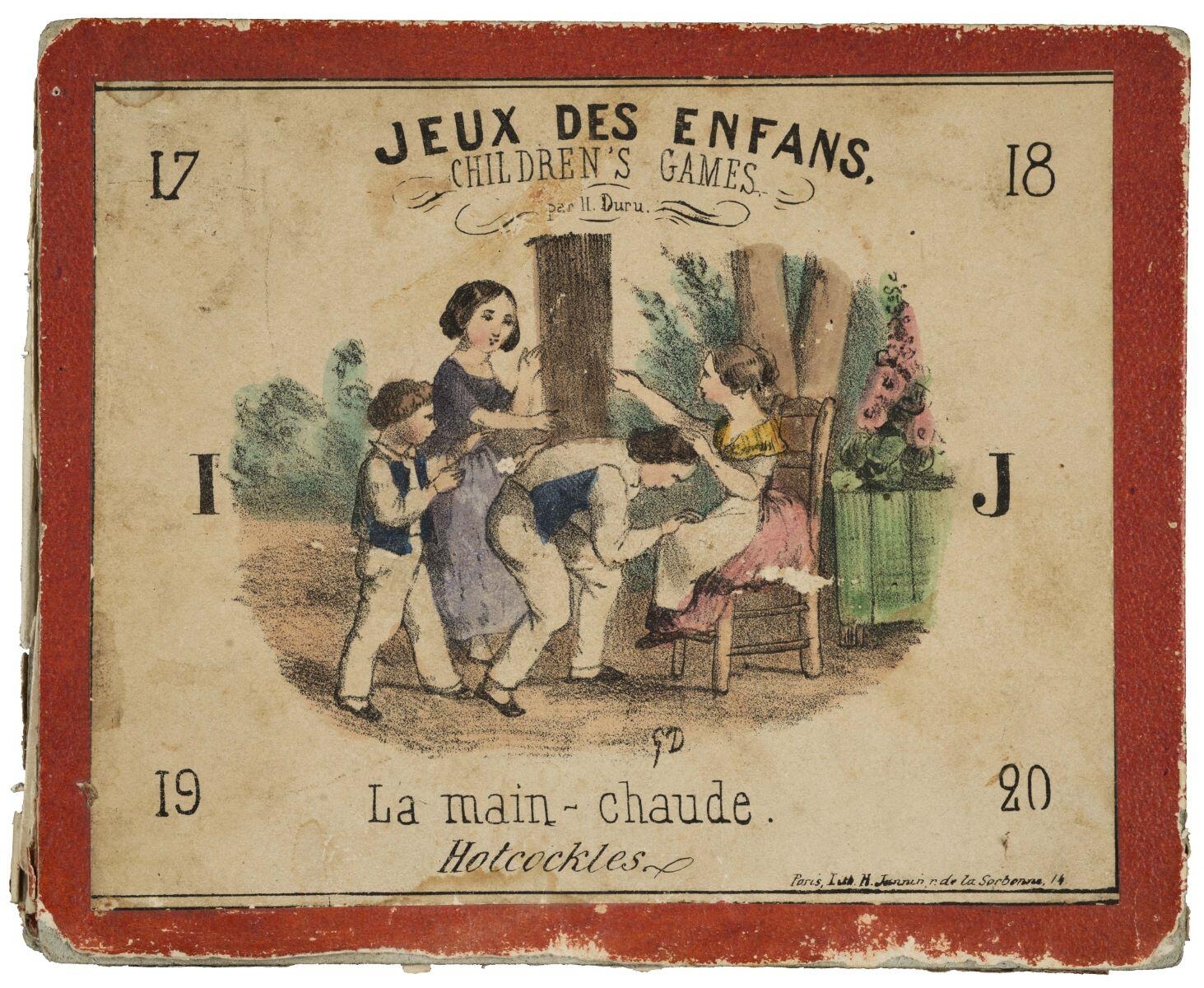 JEUX DES ENFANS / La main chaude (titre inscrit fr., angl.)