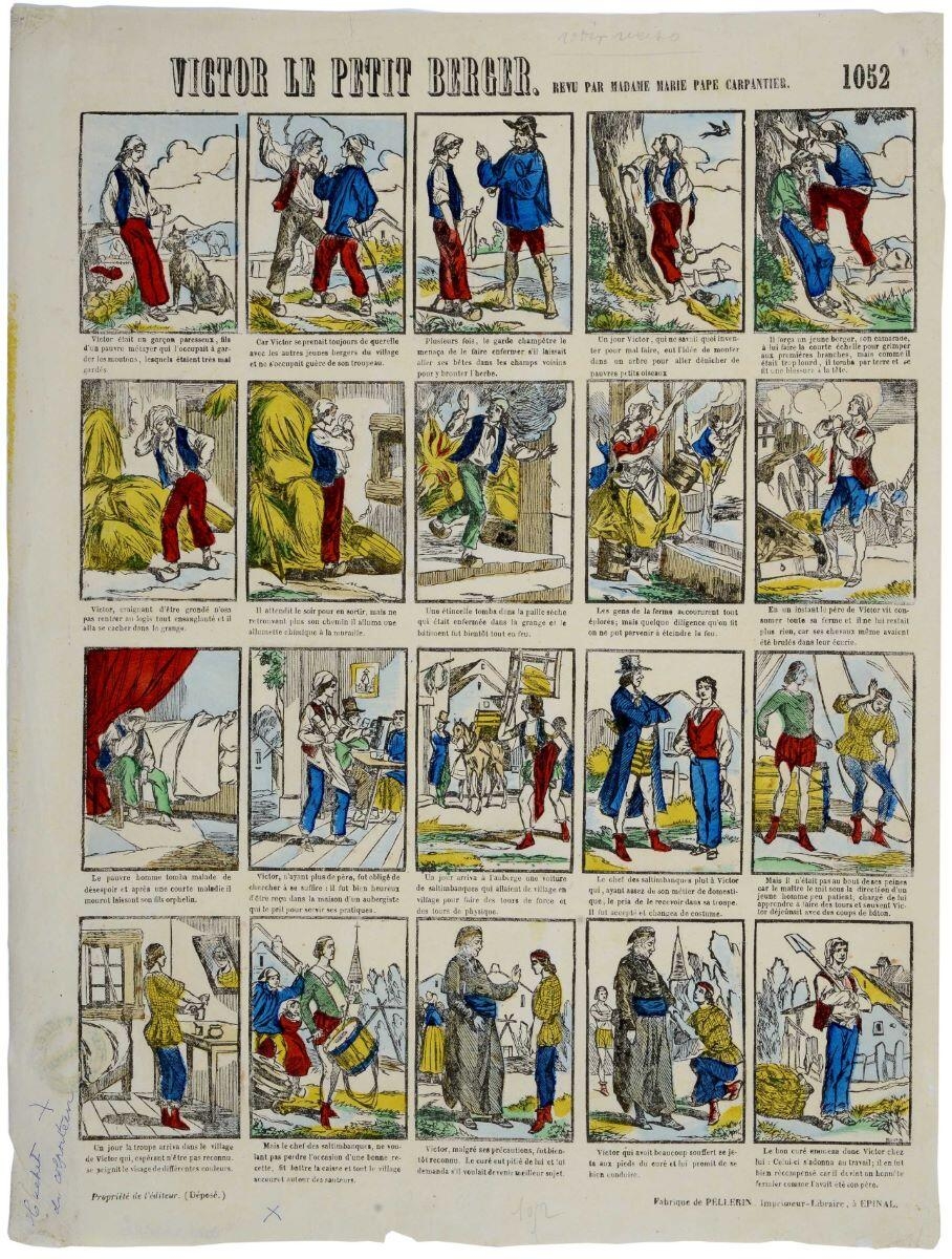 VICTOR LE PETIT BERGER. REVU PAR MADAME PAPE CARPANTIER. 1052 (titre inscrit)