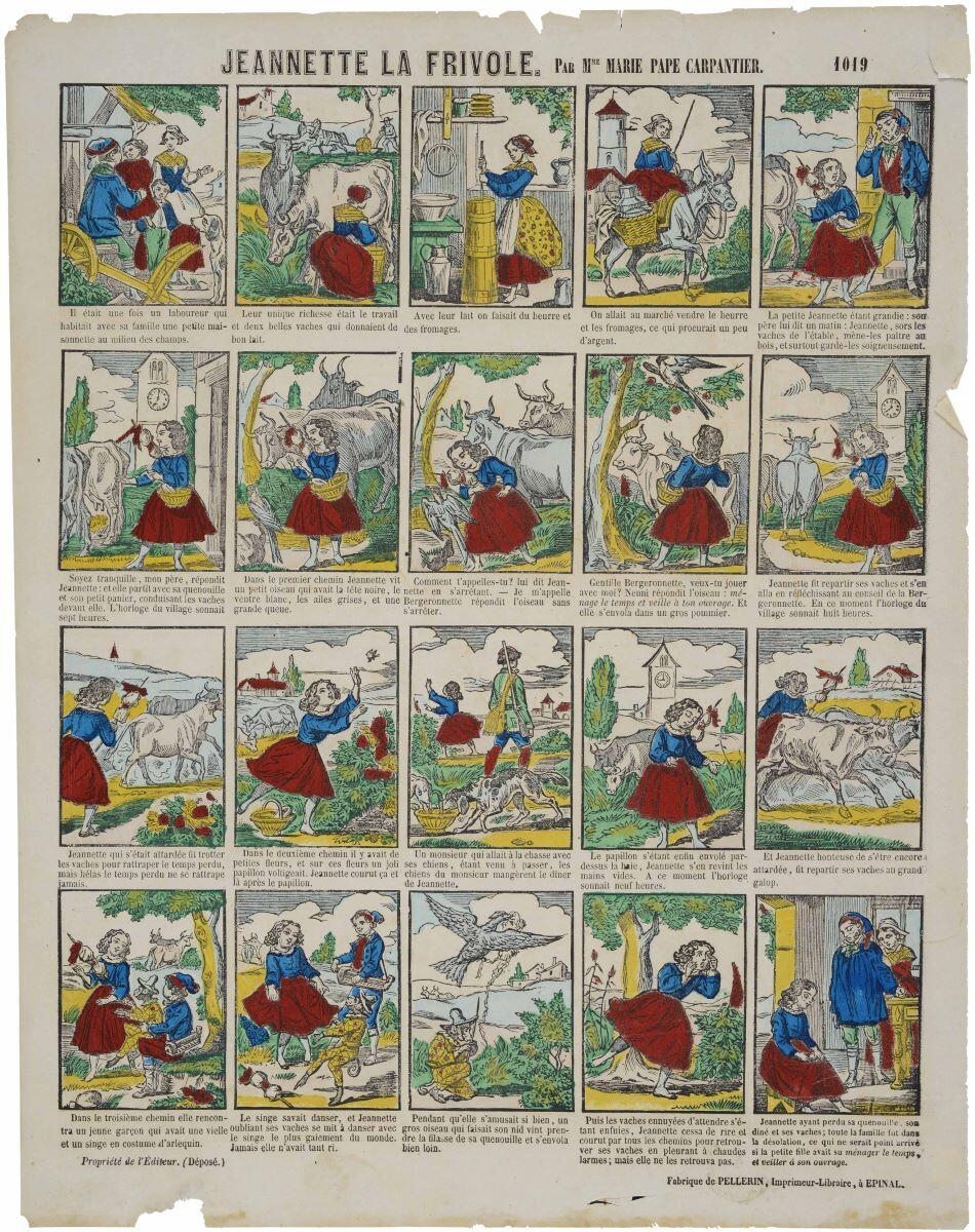 JEANNETTE LA FRIVOLE. PAR MME MARIE PAPE CARPANTIER. 1019 (titre inscrit)