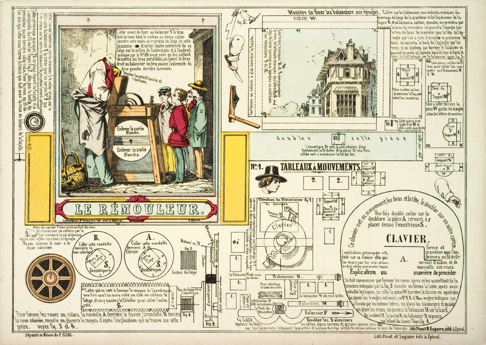 LE RÉMOULEUR. (titre inscrit)