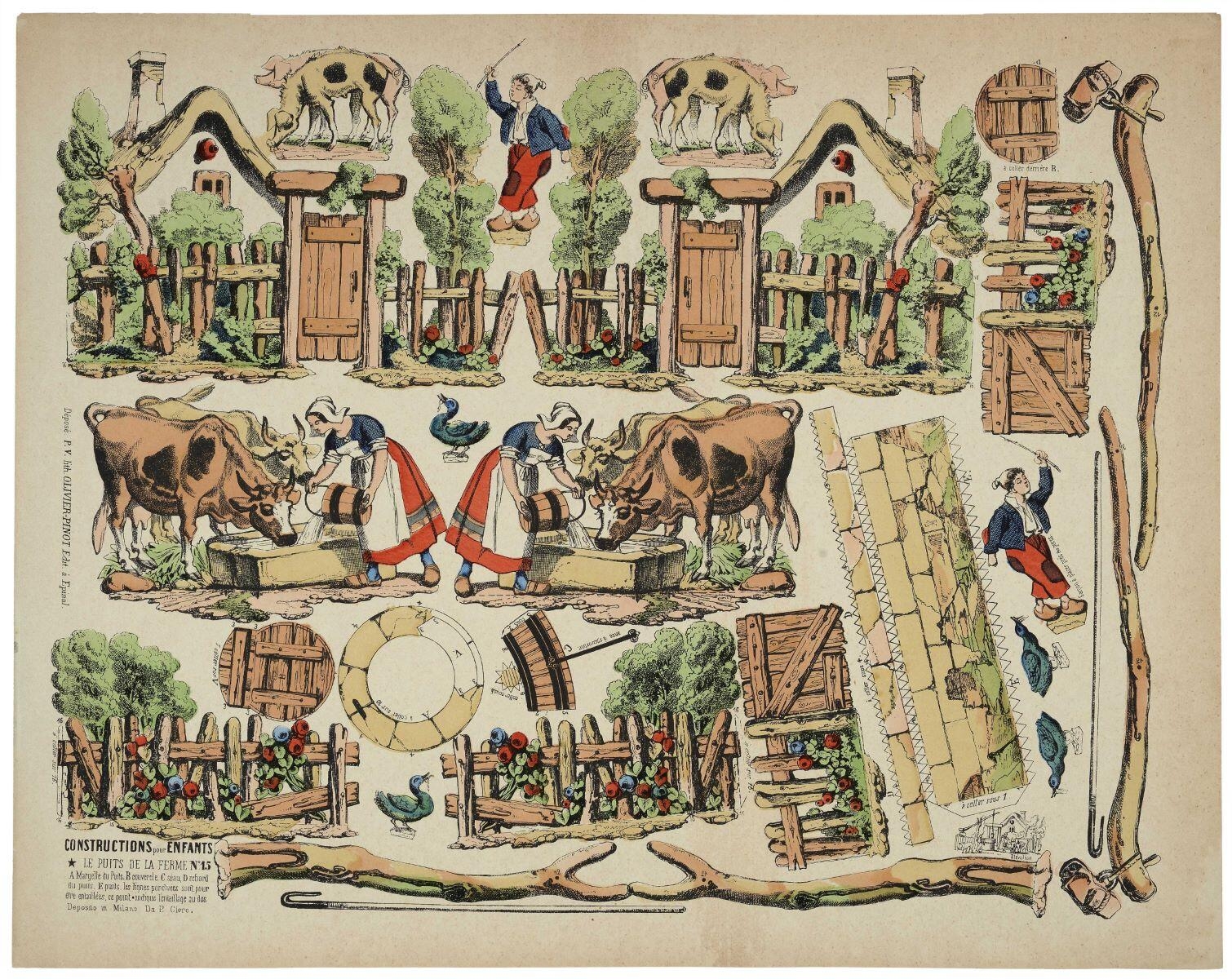 CONSTRUCTIONS pour ENFANTS / LE PUITS DE LA FERME N°.15. (titre inscrit)