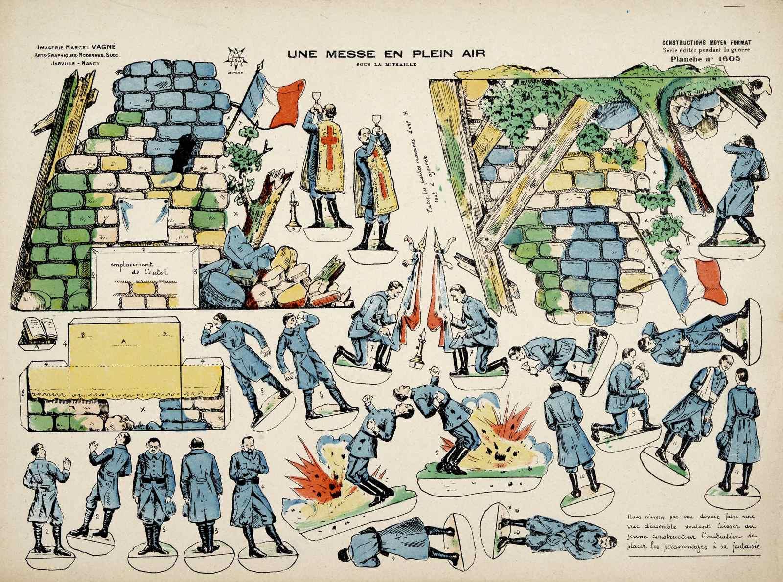 UNE MESSE EN PLEIN AIR / SOUS LA MITRAILLE (titre inscrit)