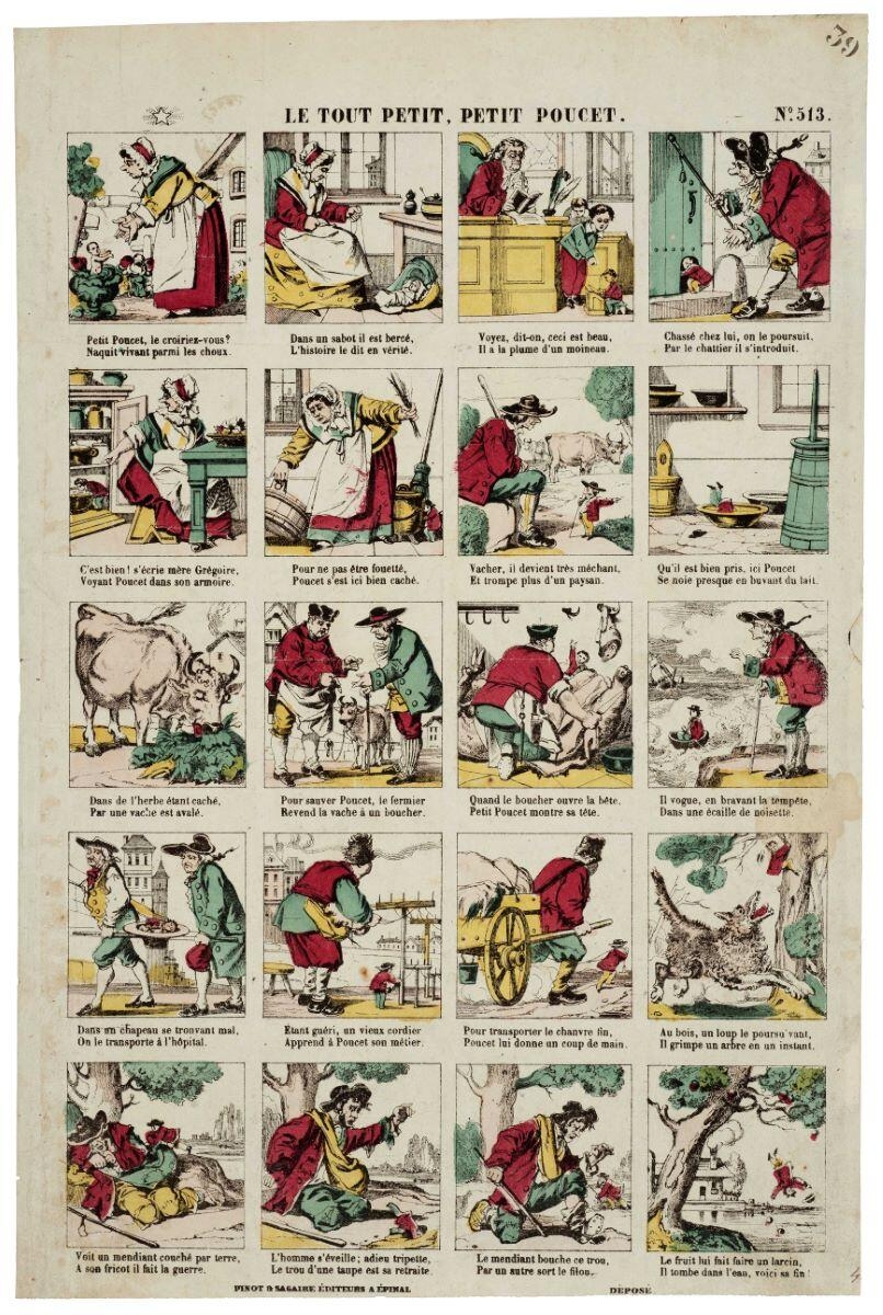LE TOUT PETIT, PETIT POUCET. N°.513. (titre inscrit)