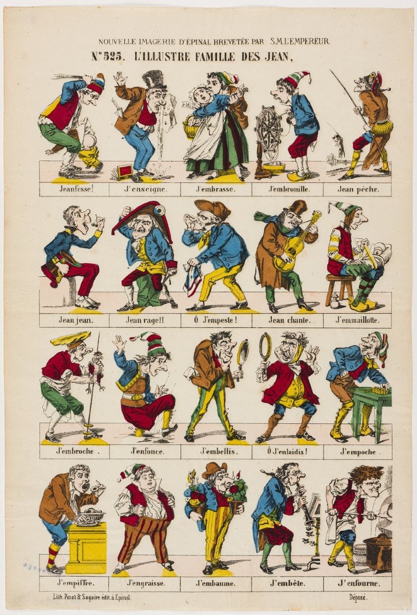 N°. 525. L'ILLUSTRE FAMILLE DES JEAN. (titre inscrit)