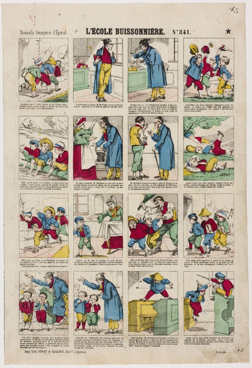 L'ÉCOLE BUISSONNIÈRE. N°. 841. (titre inscrit)