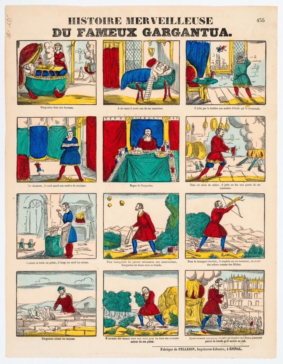 HISTOIRE MERVEILLEUSE / DU FAMEUX GARGANTUA. / 435 (titre inscrit)