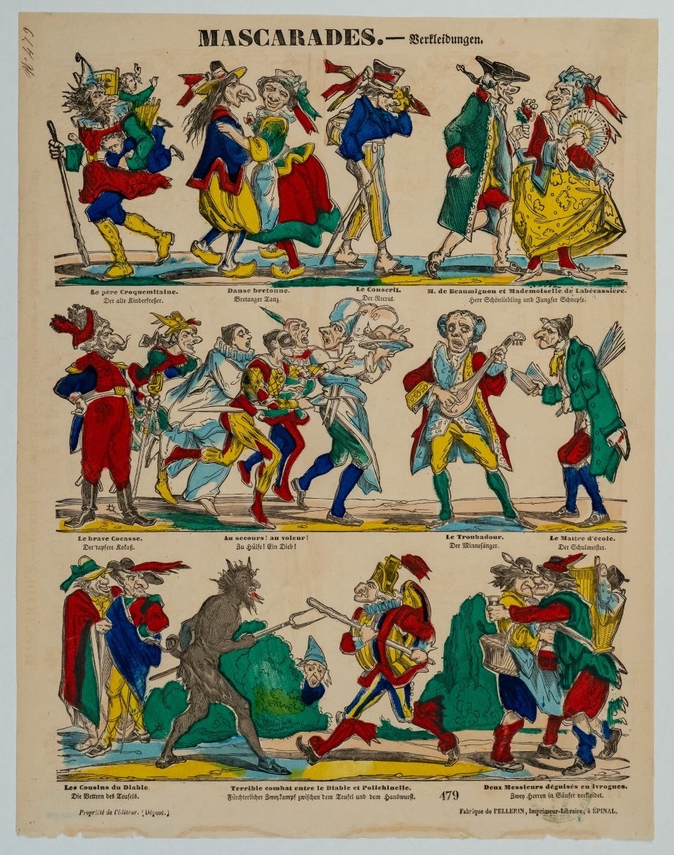 MASCARADES. 479 (titre inscrit, fr. all.)