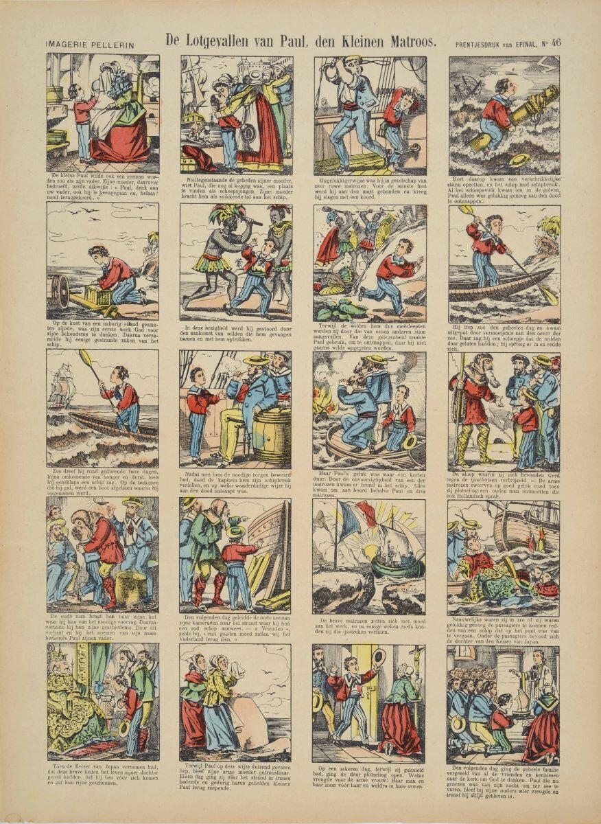 De Lotgevallen van Paul, den Kleinen Matroos. (titre inscrit, néerl.) ; Les aventures de Paul, le petit marin (titre factice)