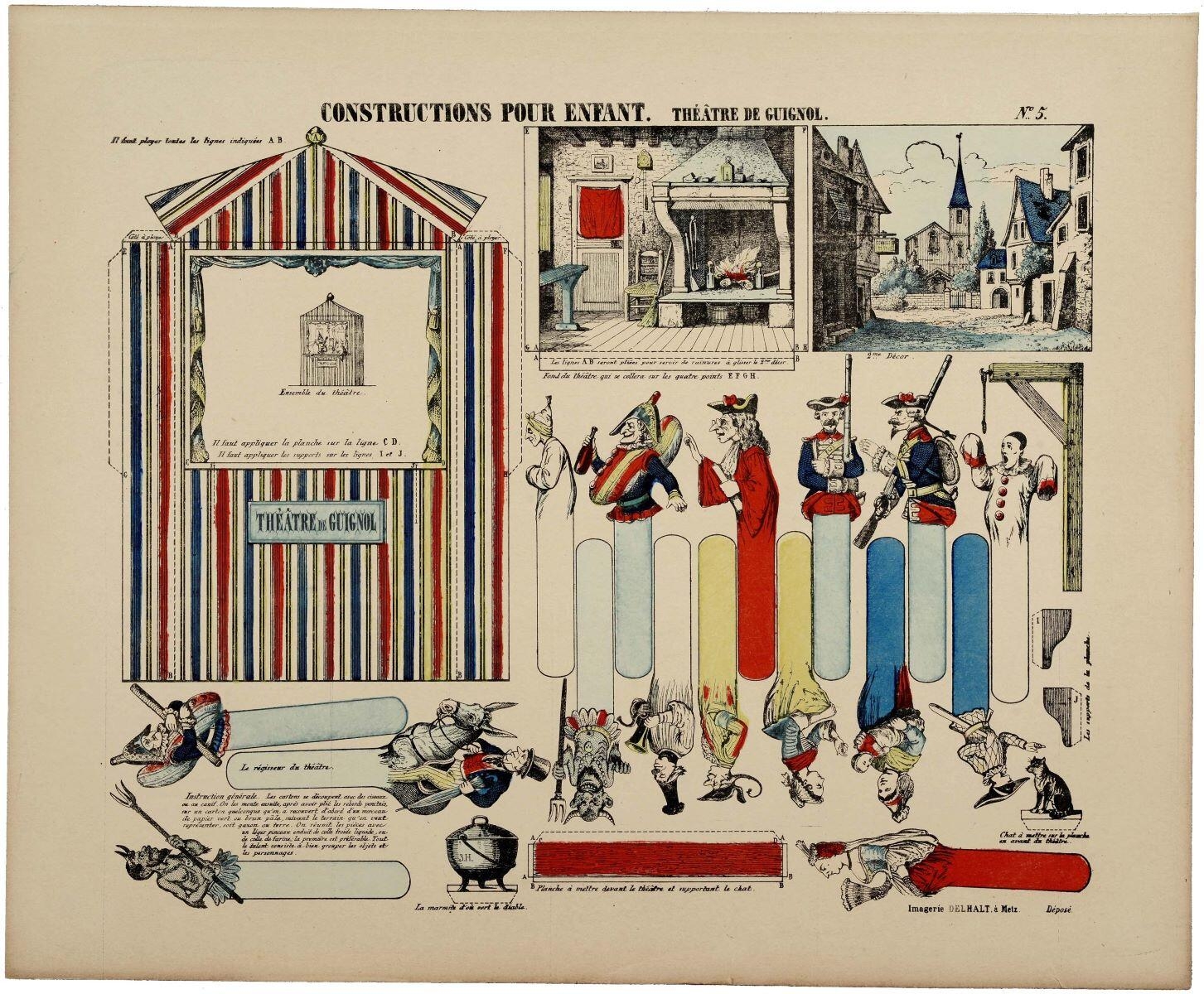 THÉÂTRE DE GUIGNOL. N°..5. (titre inscrit)
