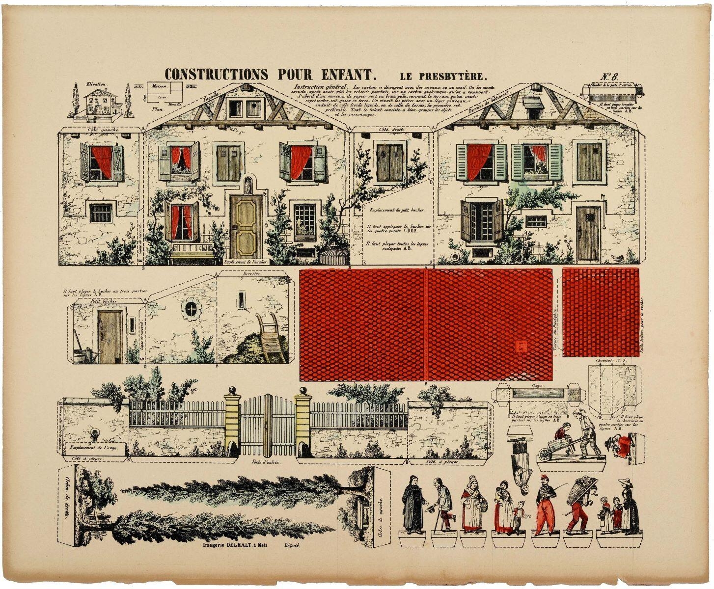 LE PRESBYTÈRE. N°..8. (titre inscrit)