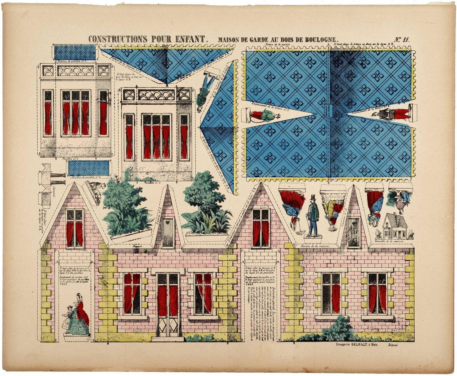 MAISON DE GARDE AU BOIS DE BOULOGNE. N°..11. (titre inscrit)