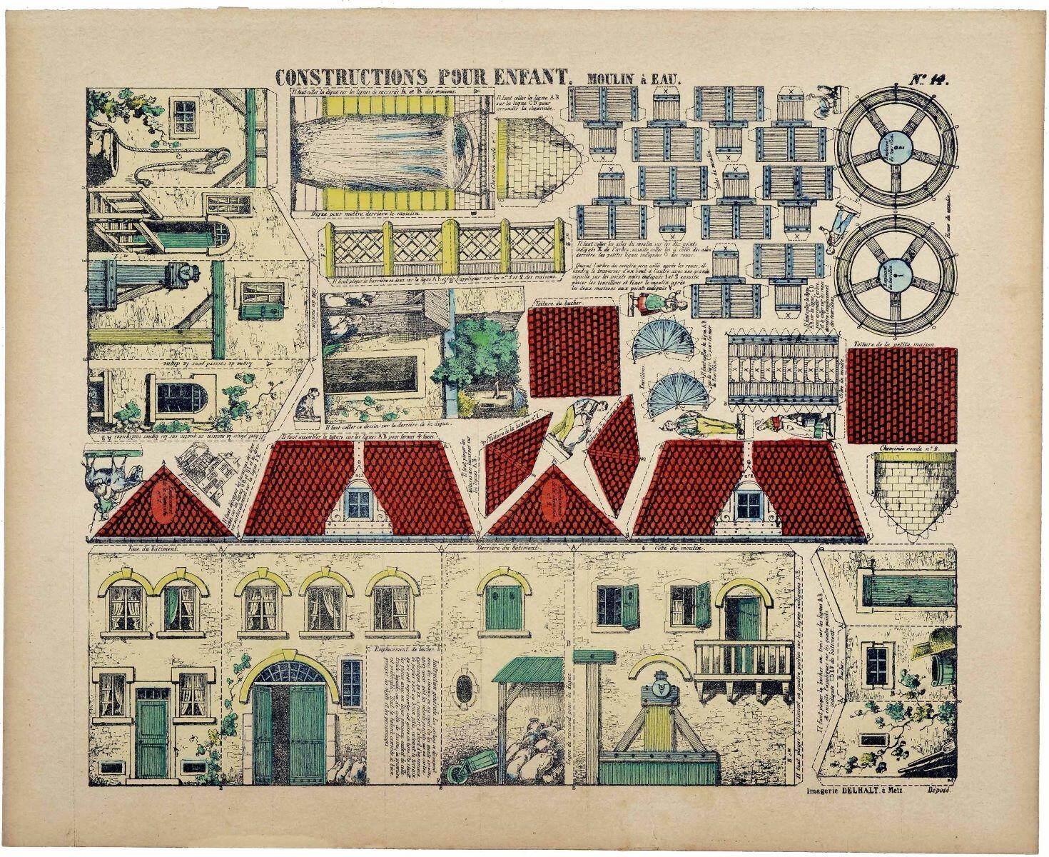MOULIN à EAU. N°..14. (titre inscrit)