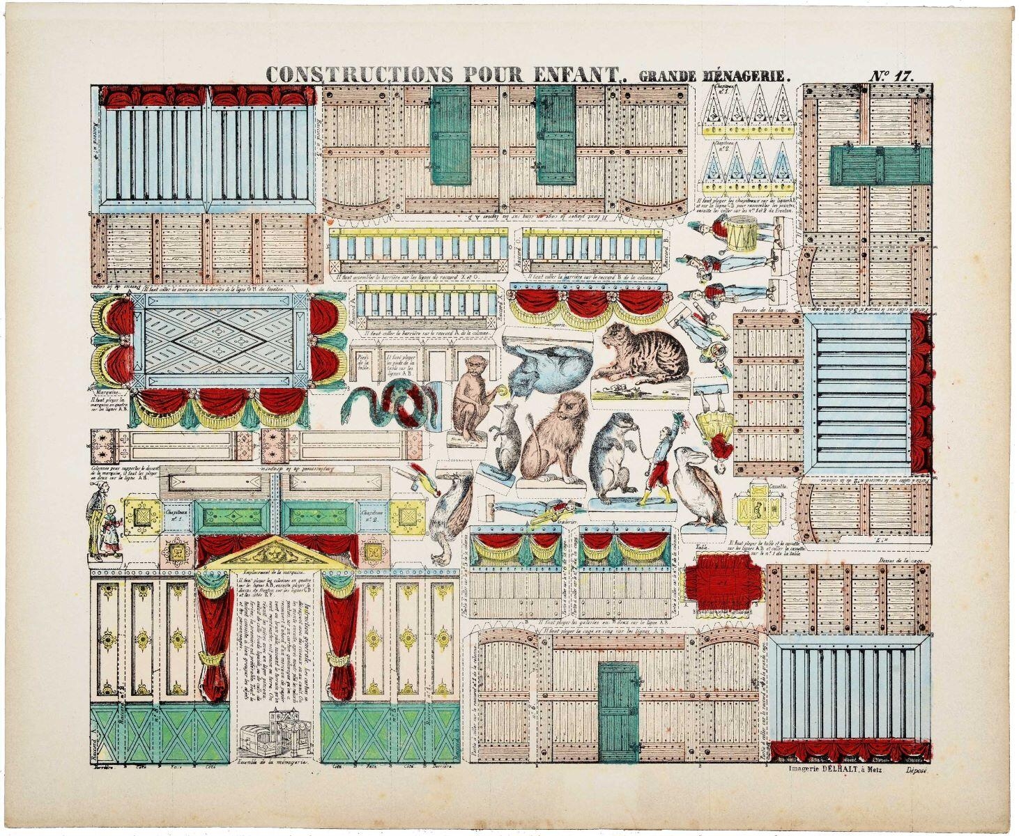 GRANDE MÉNAGERIE. N°. 17. (titre inscrit)