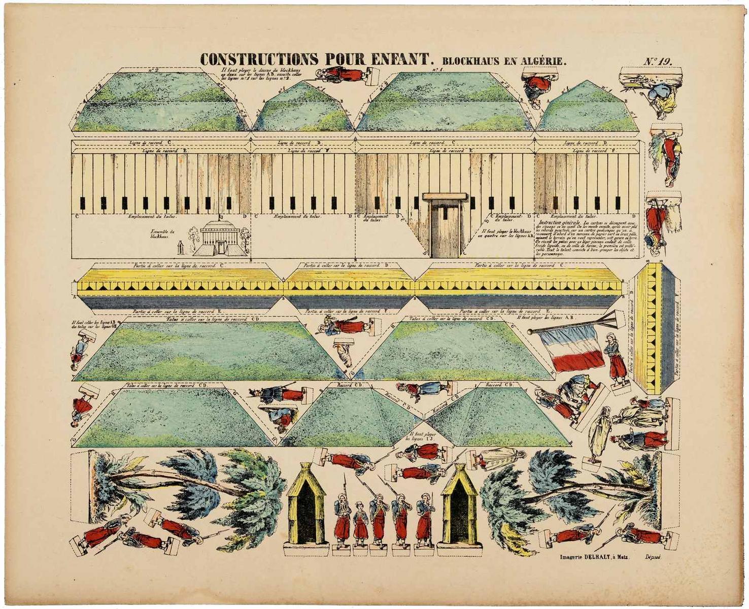 BLOCKHAUS EN ALGÉRIE. N°. 19. (titre inscrit)