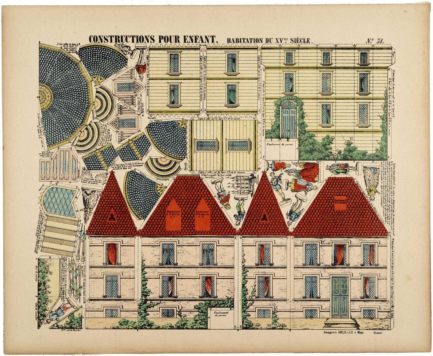 HABITATION DU XVme. SIÈCLE. N°. 31. (titre inscrit)