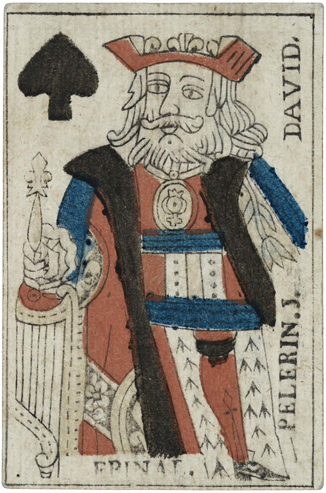 roi de pique au portrait de Paris (titre factice)