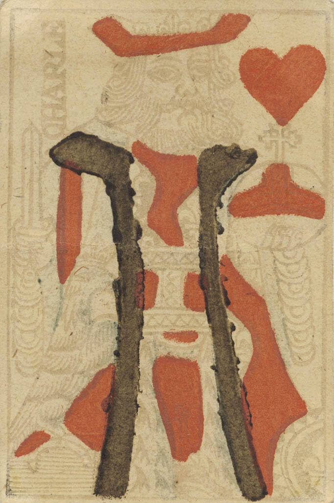 roi de coeur au portrait de Paris (titre factice)