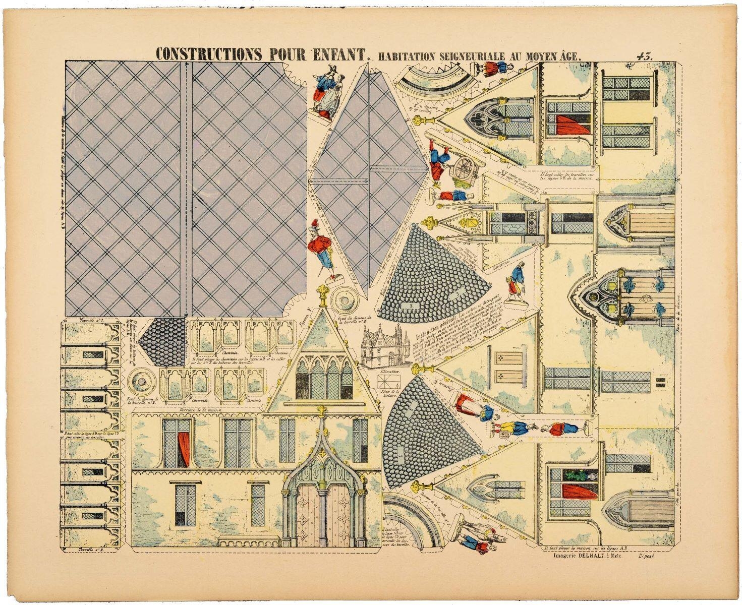 HABITATION SEIGNEURIALE AU MOYEN ÂGE. 43. (titre inscrit)